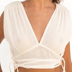 NWT Greek Goddess crop top